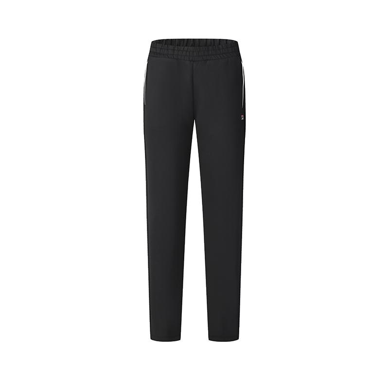 Fila Versatile Comfortable Casual Pants Women Bottoms Dark-Flow-Black A51W513601FBK
