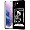 Phone Case For Samsung Galaxy S24 Ultra S23 FE S22 S20 S21 5G S10 S9 Plus S10E S8 Soft Silicone Clear Funny Skeleton Cover