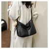 Soft Faux Leather Crossbody Bag for Women Vintage Style Tote Bucket Handbag Large Capacity