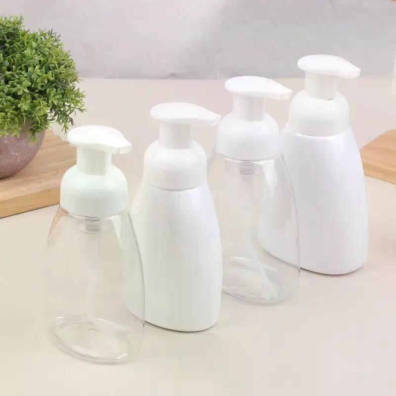 250/300ml Flaccone Schiumogeno in Plastica Dispenser Liquido per Mousse di Sapone Pompa Schiuma per Shampoo Gel Doccia Lozione Flaconi Vuoti Cosmetici