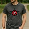 Vintage U2 Star Logo Graphic T Shirt Unisex Cotton Short Sleeve Rock Band Music Fans Casual Tee Festival Merch