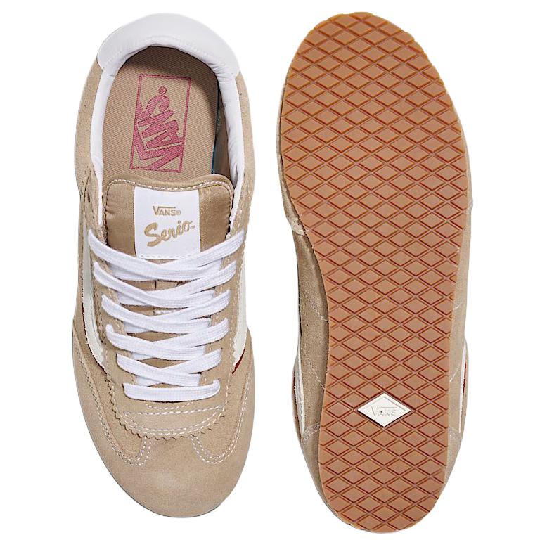 New Vans Super Lowpro Anti Slip Wear Resistant Low Top Casual Shoes Unisex Brown VN000D83SQ7