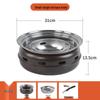 GOWKE Cast Iron Tabletop Charcoal Grill