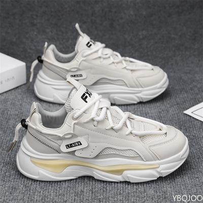 Men's New Summer Mesh Breathable Versatile Sports Leisure Running Shoes with Thick Soles Height Increasing Sports Trendy Shoes