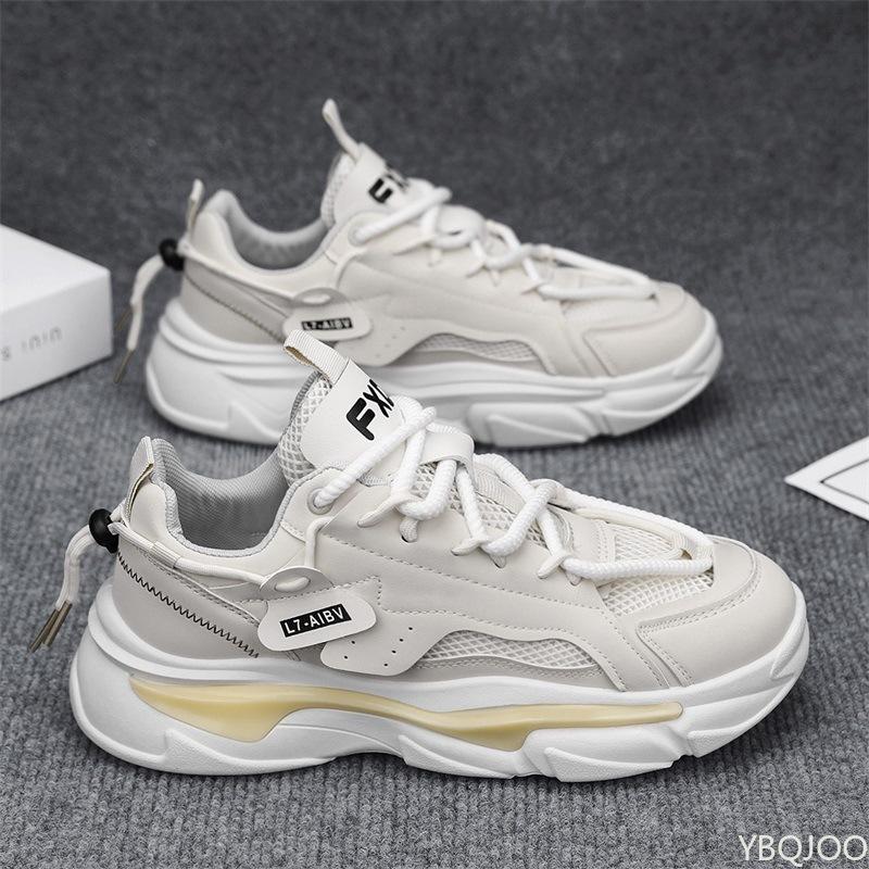 Fashion New men's shoes are fashionable versatile breathable thick soled height increasing sporty casual simple comfortable