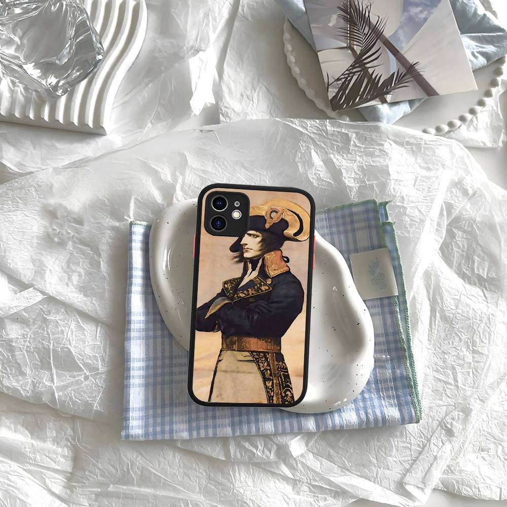Napoleon Bonaparte Silicone Case For IPhone 16 15 14 13 12 11 Pro Max Plus X XS MAX Shockproof Matte Cover