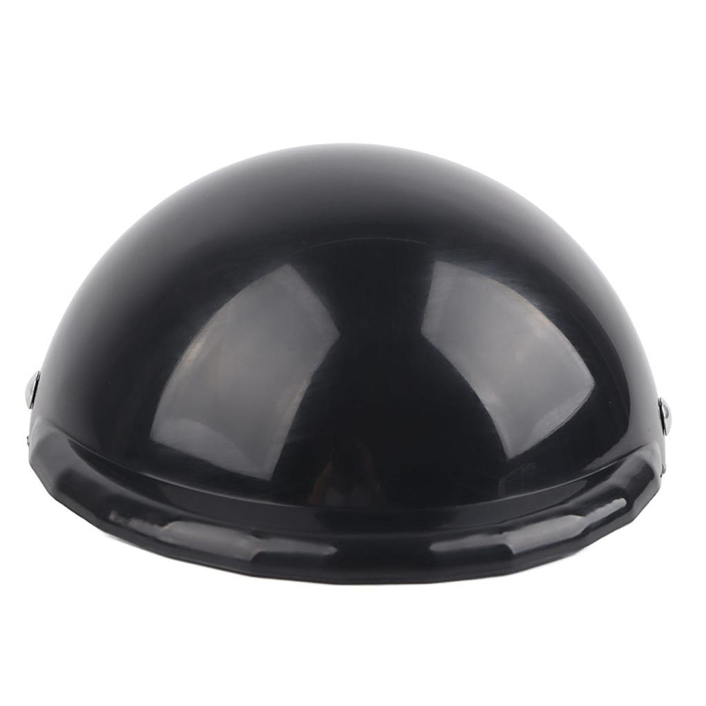 Casco da Motociclista per Cane da Compagnia Cappello da Ciclismo Copricapo Articoli da Esterno(Nero M)