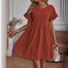 Rochie elegantă cu decolteu roșu pentru femei