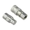 Cylindrical Hydraulic Connectors Featuring Enhanced Durability through White Zinc Treatment A Must Have for Industrial Use