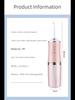 Smart Waterproof Electric Water Flosser for Fresh Breath, Portable Teeth Cleaner with Purple Light