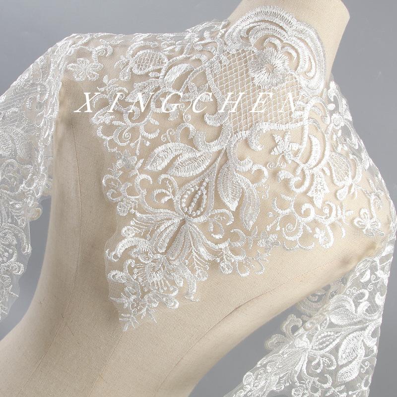 Width 32Cm Star Lace Transparent Sheet Lace Fabric Clothing Accessories Car Bone Lace Full Width