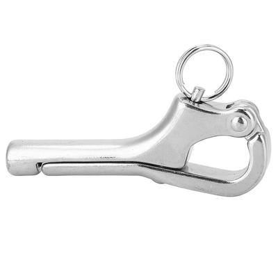 Mousqueton à émerillon à ouverture rapide en acier inoxydable durable pour bateau, voile, yacht 4