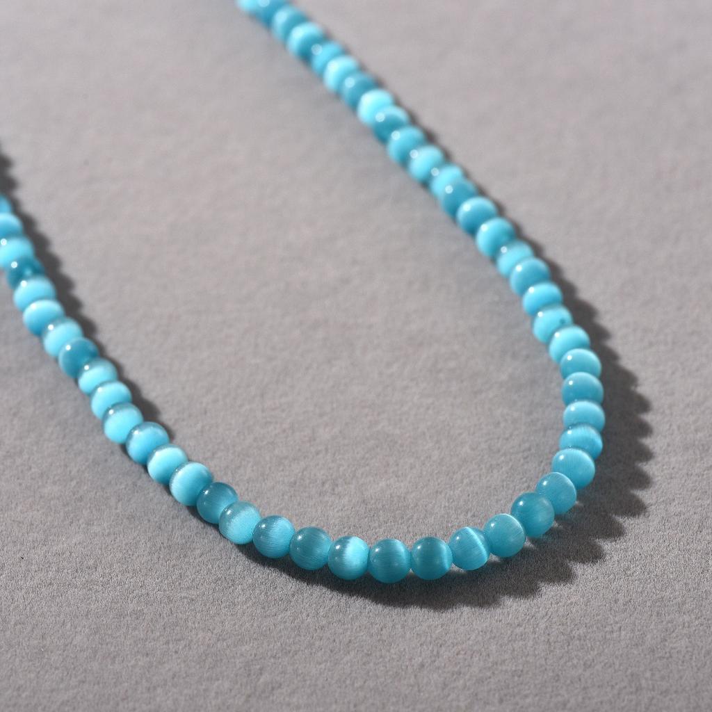 Bohemian Temperament Fresh Opal Beaded High-End Strong Chain Niche Personality Trend Versatile Necklace