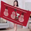 S-Snoopy Cartoon Microfiber Printed Beach Towel Mountain Climbing Yoga Beach Swimming Running Absorbent Soft Towel