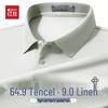 Hodo Linen-Tencel Breathable Short-Sleeve Polo Shirt