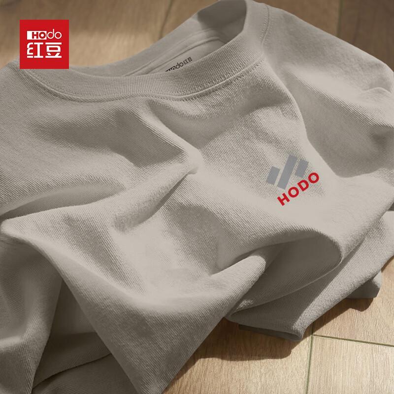 Hodo Men's Heavyweight Pure Cotton Short Sleeve T-Shirt