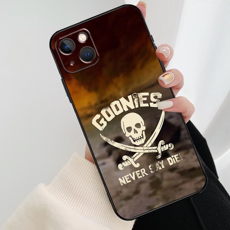 Goonies Phone Case For iPhone 13 14 15 16 Pro Max 11 12 XS XR X Plus Shockproof Bumper Soft Cover