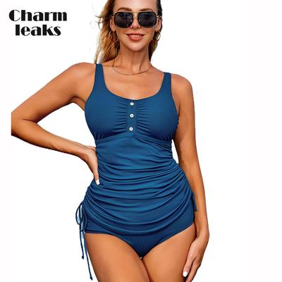 Damen-Tankini, konservative Badebekleidung, Bade-Sets, verstellbare Länge, Badeanzug, Badeanzüge mit Bauchkontrolle