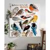 Japandi Art Print Flying Birds Hanging Bohemian Tapestry Bohemian Wall Tapestries Mandala Cheap Hippie Wall Hanging