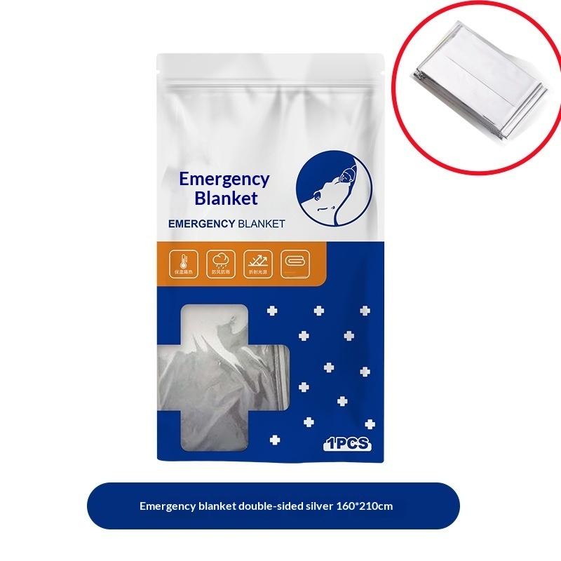 1/3 Stück 130*210 cm 160*210 cm Weltraum-Mylar Thermische Rettungs-Notfalldecke für Outdoor-Wandern Überlebensdecke