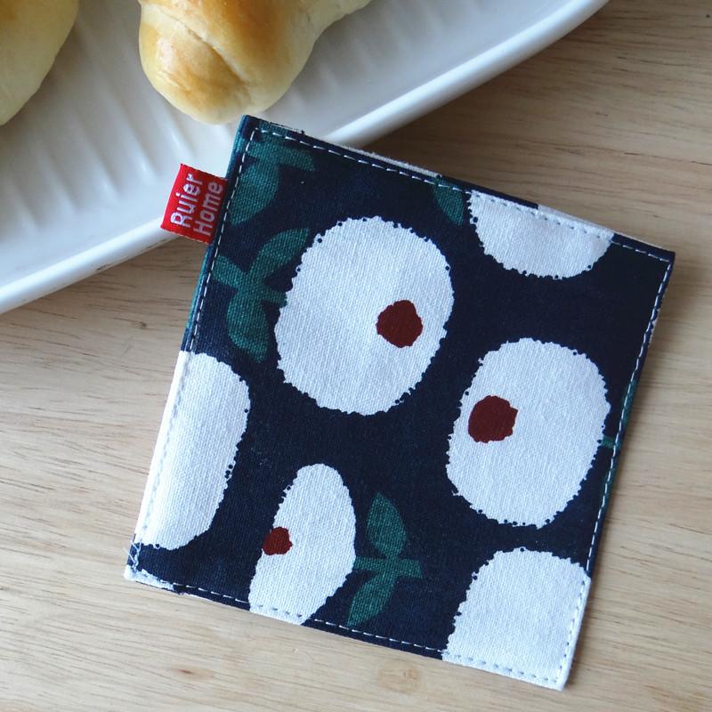 Coasters Fabric Double Layer Mug Coasters Tea Cup Coasters Heat Insulation Coasters