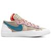 KAWS x sacai x Nike Blazer Low Reed Unisex Sneakers Tan Bright-Spruce White DM7901-200