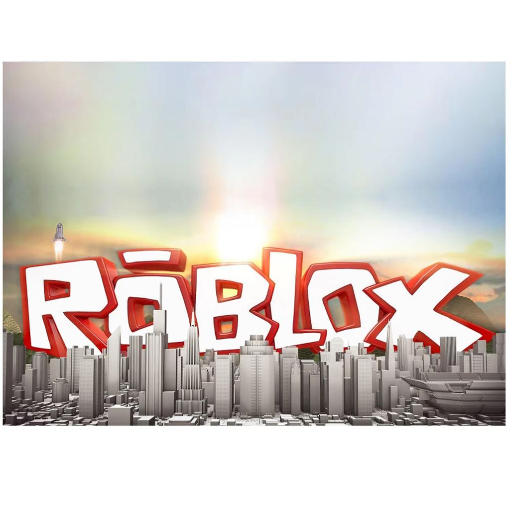 Roblox Game Themed Vinyl Backdrop Photo Background For Kids Boys Birthday Party Decoration Photography Prop Party Supply Cloth