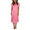 Vestito da Spiaggia Casual a Maniche Corte da Donna