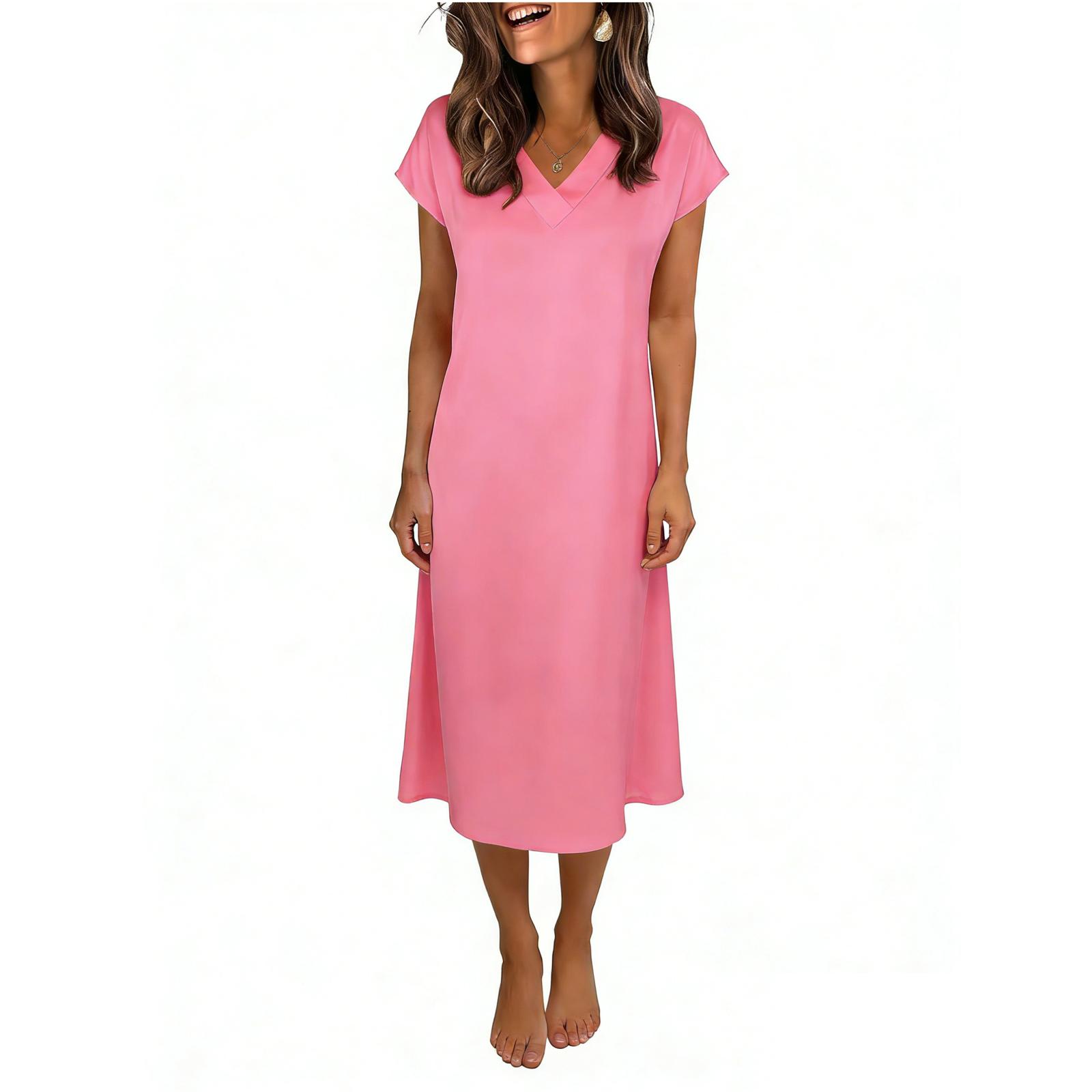 

Женское пляжное платье с коротким рукавом Повседневное платье 140