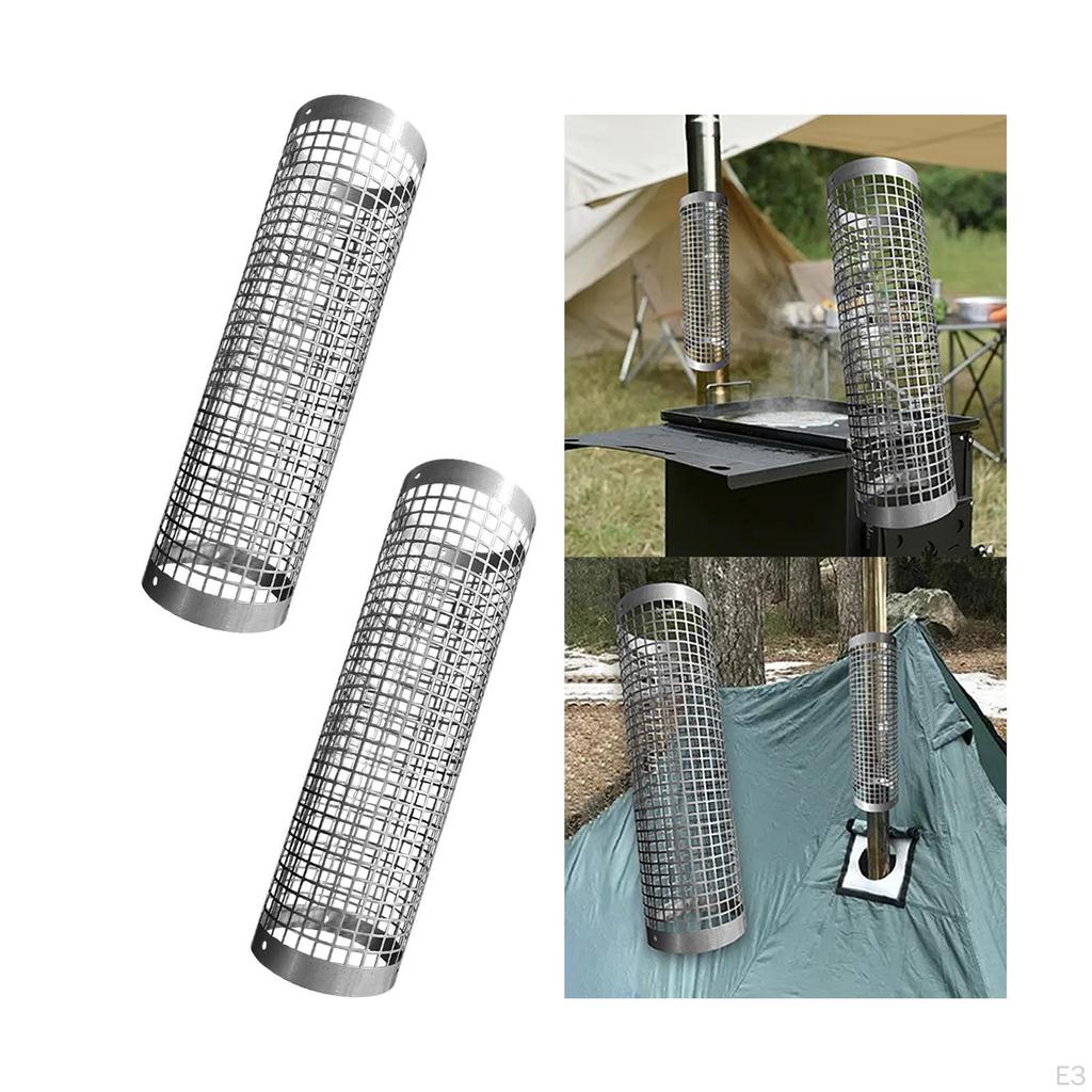 Camping Stove Accessories with Chimney Pipe and Anti Scalding Net