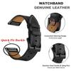 Compatible Leather Quick Release Watch Band for Garmin Fenix 8/7X/7 Pro/6X/965/Epix