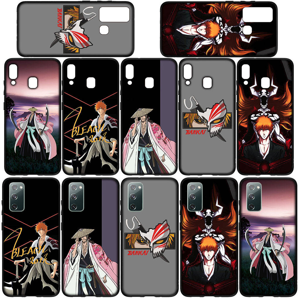 For iPhone 16 15 Xiaomi Redmi Note 14 13 12 11 Pro Max X 8 16e Samsung Galaxy S25 S24 S23 Moto OPPO Kyoraku Shunsui Bleach Kurosaki Ichigo Phone Case