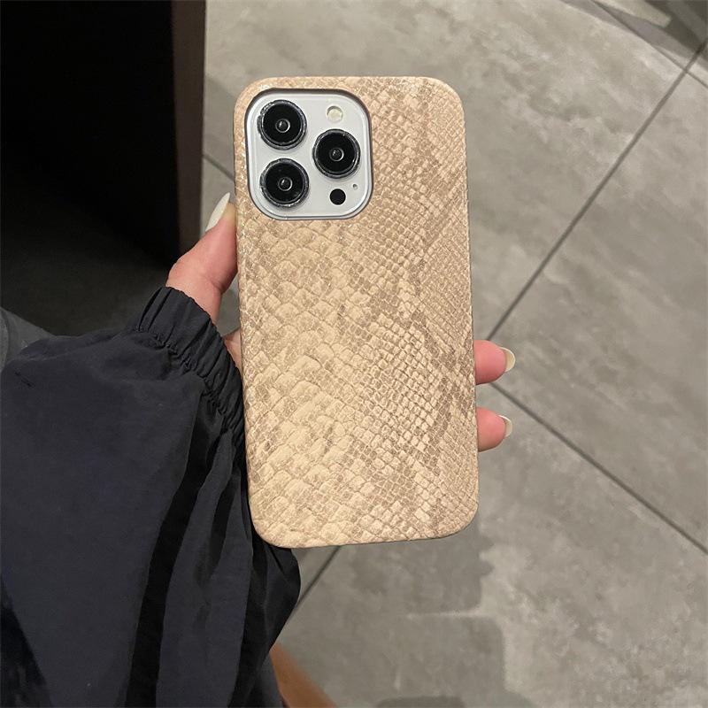 Premium Crystal Snake Skin Pattern Phone Case for iPhone 14/13/12/11 and 17/16/15 Pro Max