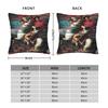 Printing Napoleon Bonaparte Crossing the Alps Pillowcase Fabric Cushion Cover Art Throw Pillow Case Cover Home Drop Shipping