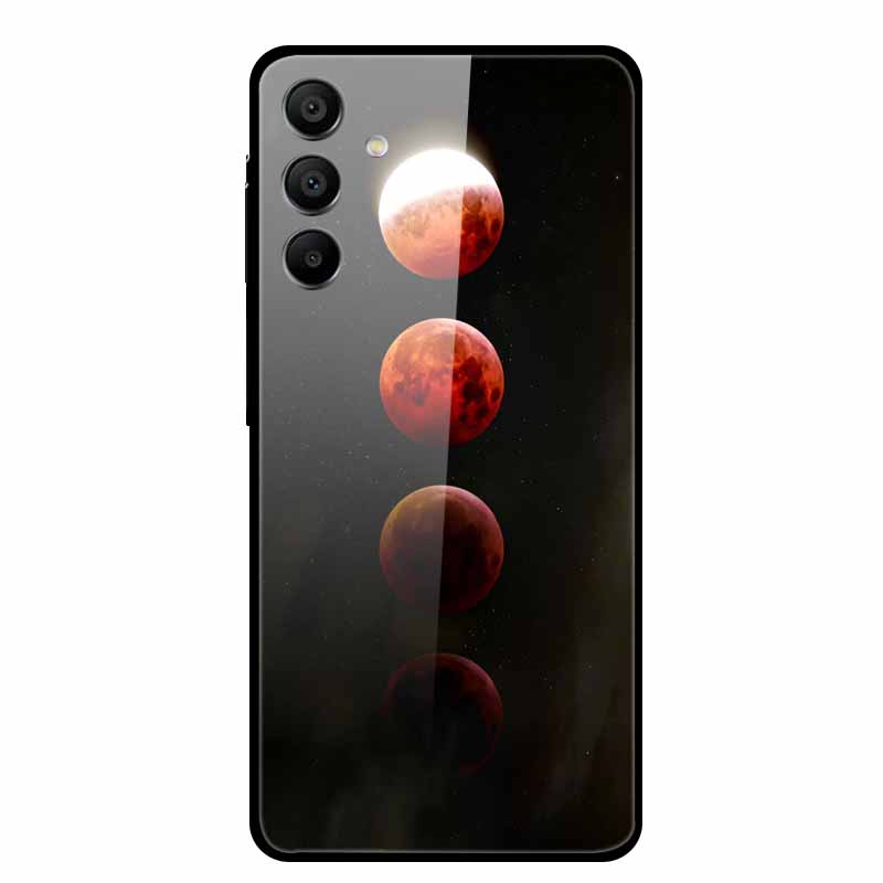 Tempered Glass Case for Samsung Galaxy A16 5G Back Cover Hard Case for SamsungA16 Phone Case Fundas Cool Protective Cute Bumper
