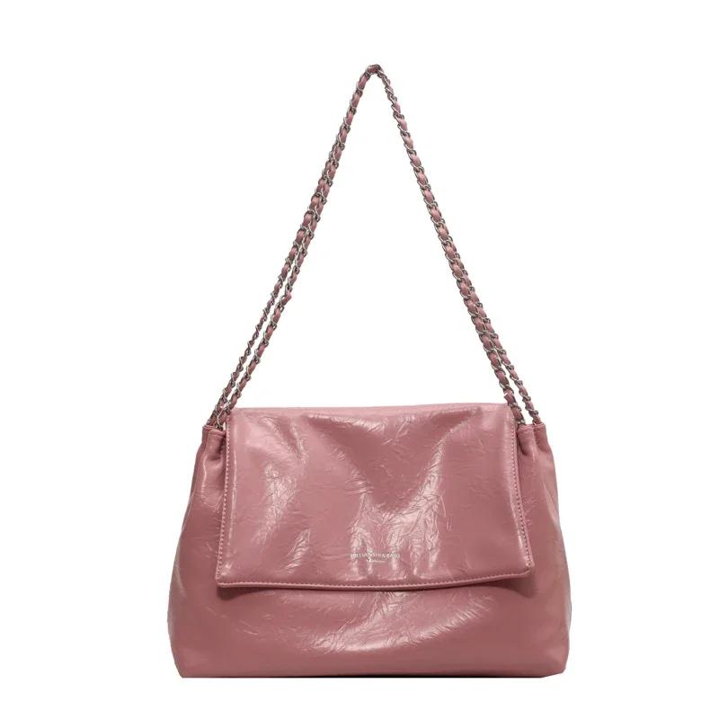 Women's Shoulder Bag with Solid Interior Compartment Soft Nylon Bag Casual Bags Fashion New Style