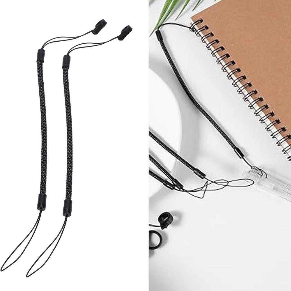 8pcs Coil Pen Lanyard Elastic Pen Leash Lightweight Stylus Tether  Drawing