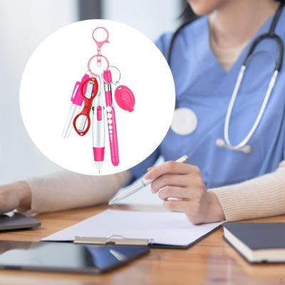 Lot de 6 stylos d'infirmière portables et polyvalents, cadeau pour la fête des infirmières, marqueur compact