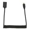 HD Multimedia Interface Cable Micro To Female 8K 60Hz 48Gbps Coiled Video Adapter Cord for Tablet TV Camera