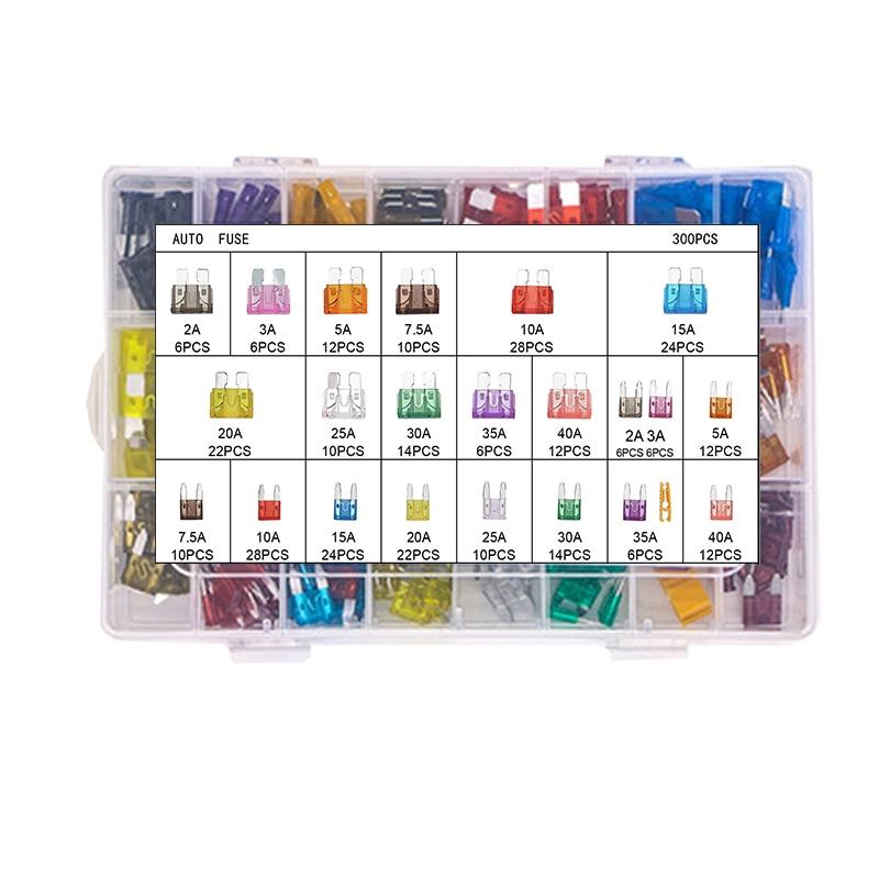 300PCs Fuse Boxed Set Fuse Holders1