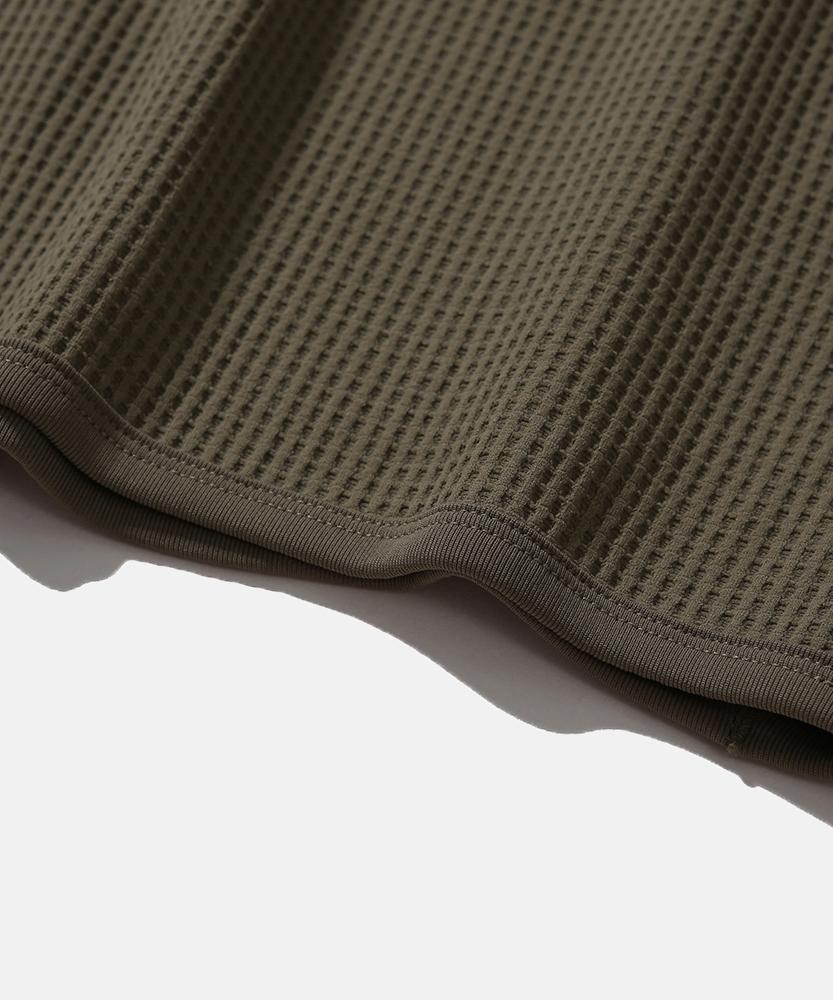 MOIF [Aw26] Advanced Waffle L/S Tee / Stone