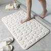 Pebble Stone Textured Non-Slip Bathroom Mat for Shower and Entrance