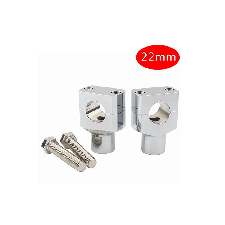 1 Pair Universal Handlebar Riser Kit Mounting Clip Aluminum for Harley Honda Kawasaki Suzuki Yamaha Motorcycle 22mm 25mm Handleb