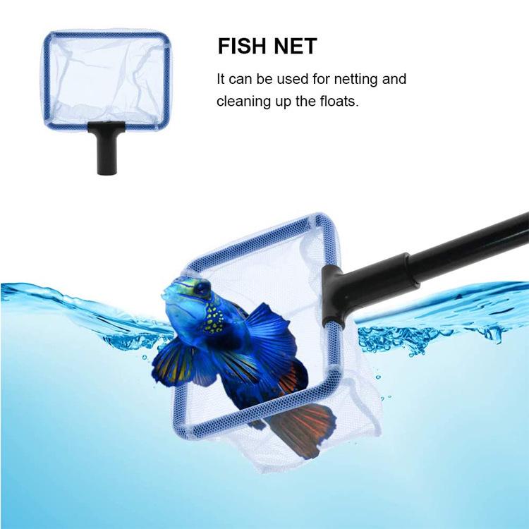 5-Piece Fish Tank Cleaning Kit with Algae Scraper & Siphon Tube