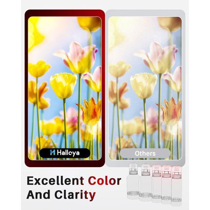 104 Ink Compatible with Epson 104 102 103 for ET-2710 ET-2711 ET-2712 ET-2714 ET-2715 ET-2720 ET-2721 Black, PRINTER CARTRIDGE