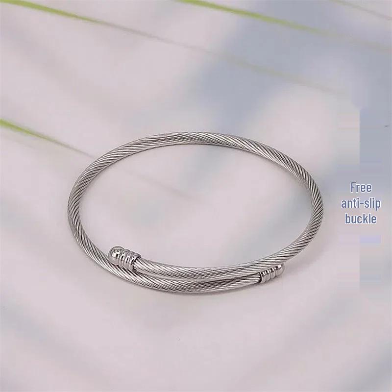 Pan Stainless Steel Galaxy Pink Balloon Bracelet - DIY Beaded Niche Design Friendship Jewelry