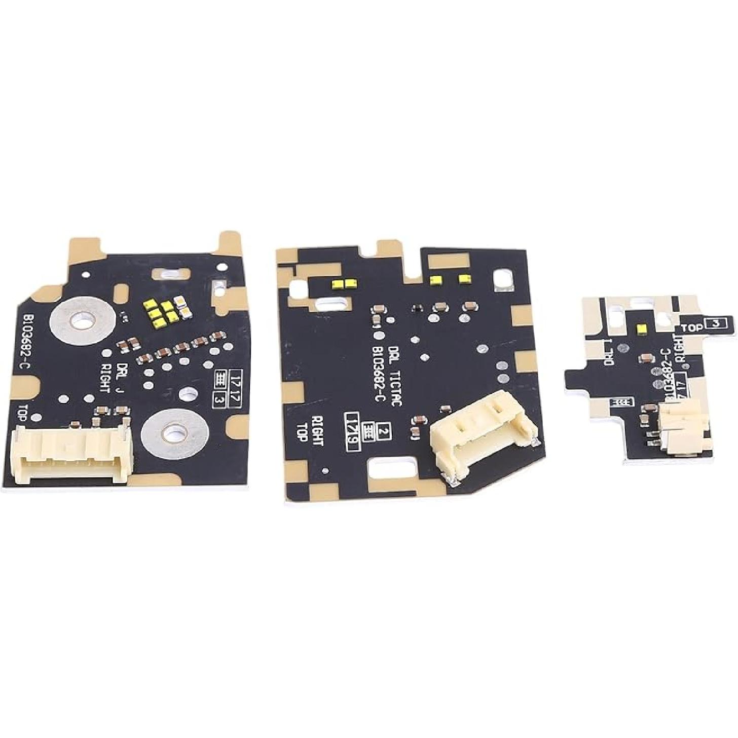 

3PCS Left White DRL LED Boards Daytime Running Headlight Chips for Range Rover Velar 2018 2019 2020 2021 Angel Eyes Daytime Running Light DRL Boards Right