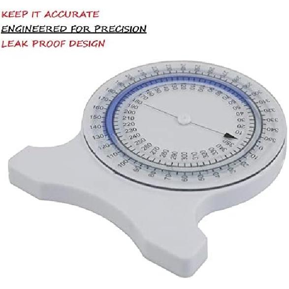 Inclinometer for Physical Therapy | No-Leak PT Inclinometer for Range of Motion (ROM) Measurements by SenseAid for Students and Professionals