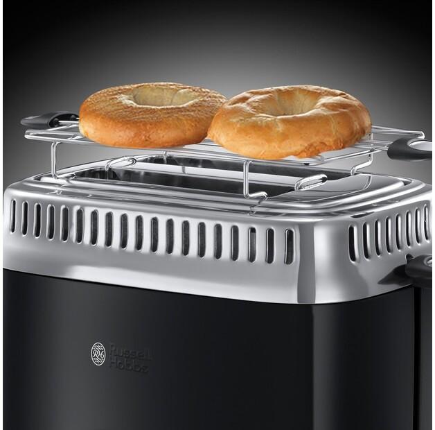 Тостер Russell Hobbs Retro classic noir (21681-56)