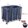 Stainless Steel Multi-Functional Hand Push Cleaning Cart for Hotel Guest Room  Home Organizer